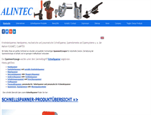 Tablet Screenshot of alintec.de
